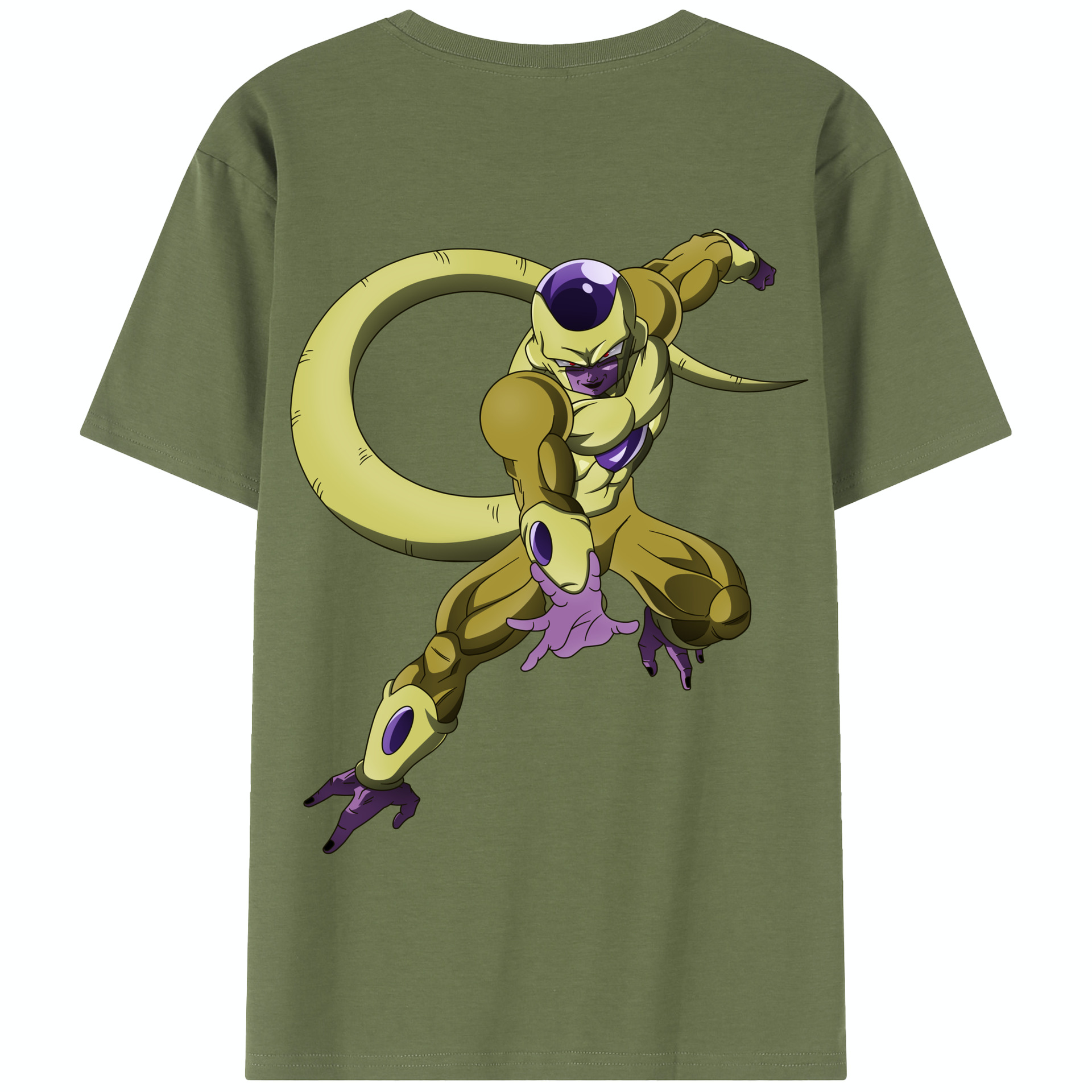 （画像用） ドラゴンボール フリーザ DRAGON BALL Frieza 綿100％半袖Tシャツ（背面プリント）